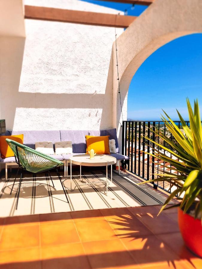 Ferienwohnung The View: Sea, Mountain, Terrace, Swimming Pool Calp Exterior foto